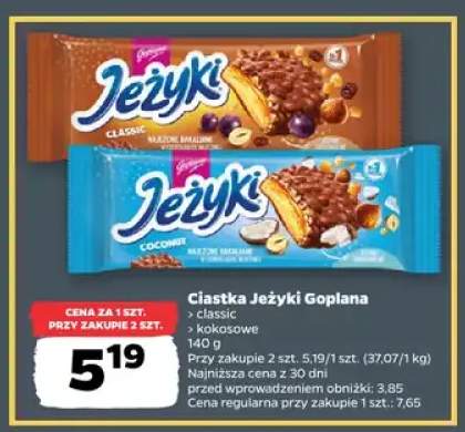 Ciastka Jeżyki Goplana classic +1 wariant