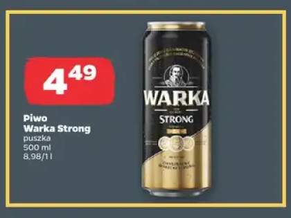 Piwo Warka Strong