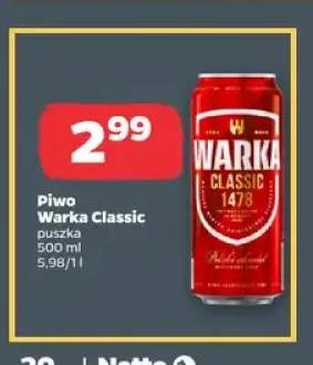 Piwo Warka Classic
