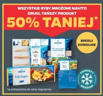 Ryby mrożone Navito +4 warianty