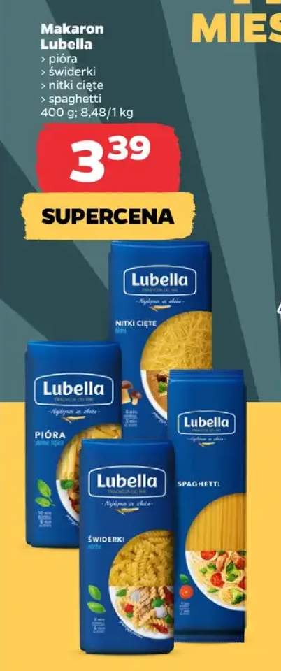 Makaron Lubella pióra +3 warianty
