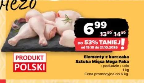 Udo z kurczaka Mega Paka Sztuka Mięsa +1 wariant