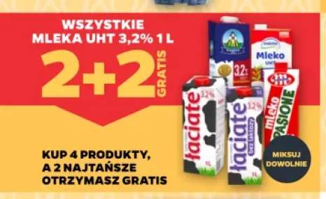 Mleka UHT 1 l 3,2% +3 warianty