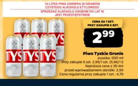Piwo Tyskie Gronie