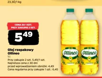 Olej rzepakowy Ollineo