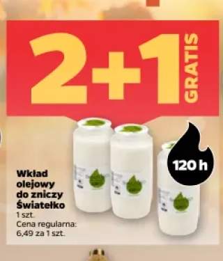 Wkład olejowy do zniczy Światełko