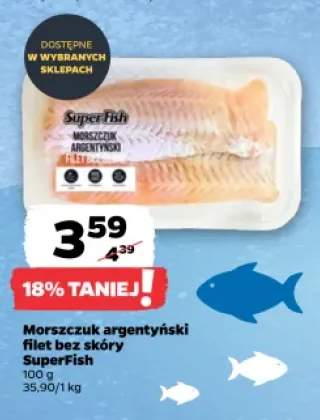 Morszczuk argentyński filet bez skóry SuperFish