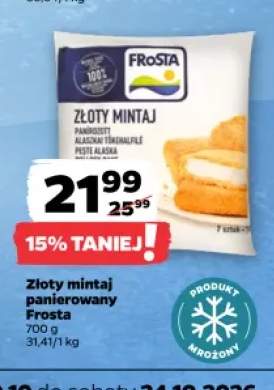 Złoty mintaj panierowany Frosta