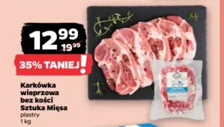 Karkówka wieprzowa bez kości plastry Sztuka Mięsa