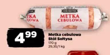 Metka cebulowa Stół Sołtysa