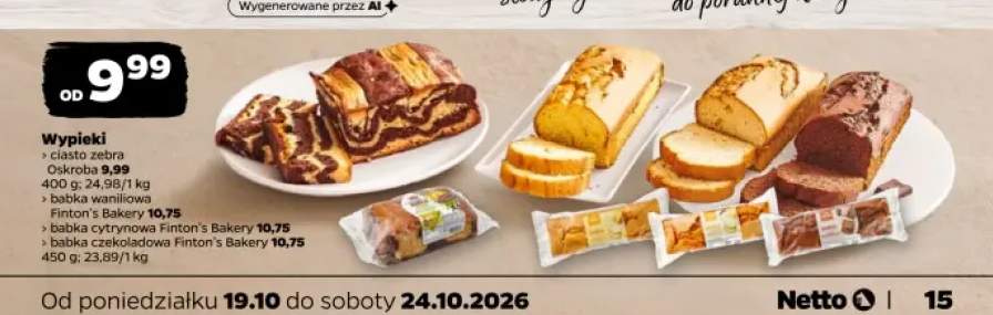 Ciasto zebra Oskroba +3 warianty