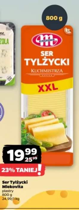 Ser tylżycki w plastrach Mlekovita