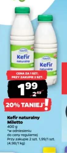 Kefir naturalny Miletto