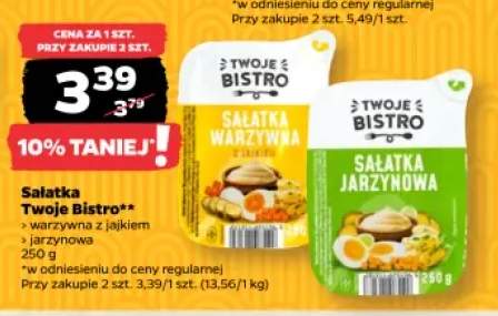 Sałatka warzywna z jajkiem Twoje Bistro +1 wariant