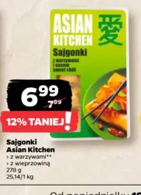 Sajgonki z warzywami Asian Kitchen +1 wariant