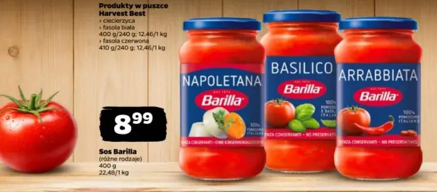 Sos Barilla Napoletana +2 warianty