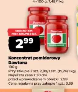 Koncentrat pomidorowy Dawtona