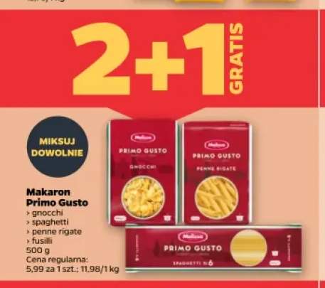 Makaron Primo Gusto gnocchi +3 warianty