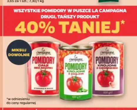 Pomidory w puszce La Campagna +3 warianty
