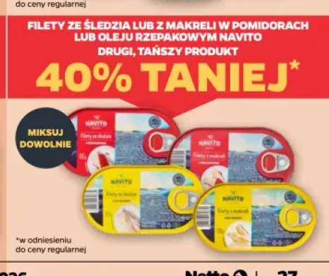 Filety ze śledzia w pomidorach Navito +3 warianty