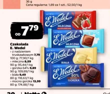 Czekolada z nadzieniem truskawkowym +4 warianty