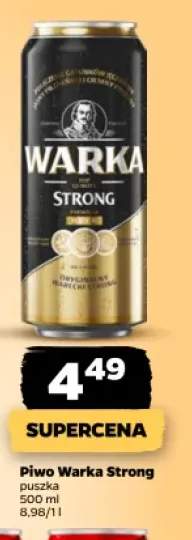 Piwo Warka Strong