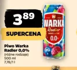 Piwo bezalkoholowe Warka Radler