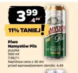 Piwo Namysłów Pils