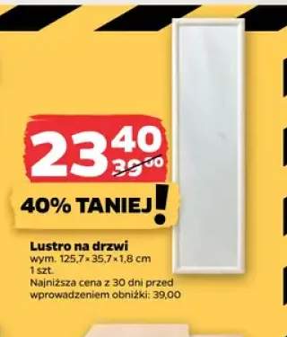 Lustro na drzwi