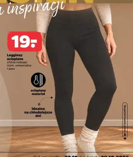 Legginsy ocieplane