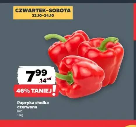 Papryka słodka czerwona luz