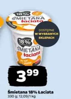 Śmietana Łaciata 18%