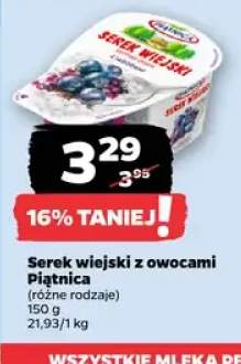 Serek wiejski z owocami Piątnica