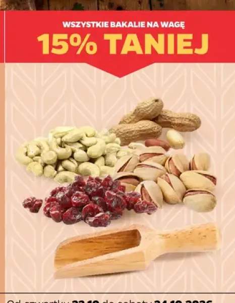 Bakalie na wagę