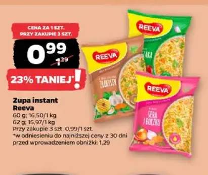 Zupa instant Reeva