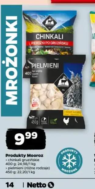 Chinkali gruzińskie Mooroz +1 wariant