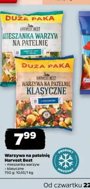 Warzywa na patelnię mieszanka warzyw Harvest Best +1 wariant