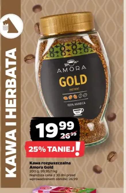 Kawa rozpuszczalna Amora Gold