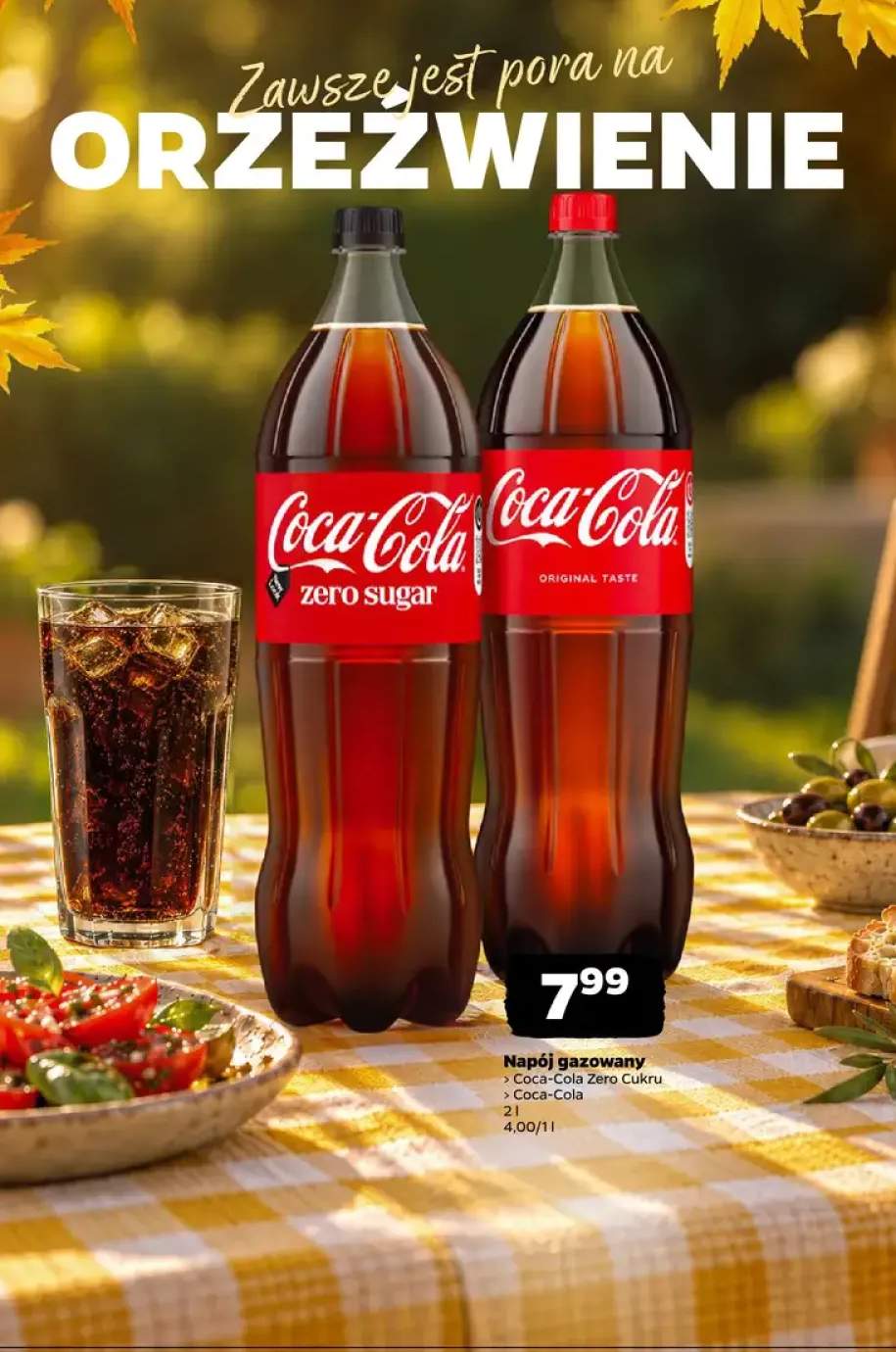 Napój gazowany Coca-Cola Zero Cukru +1 wariant