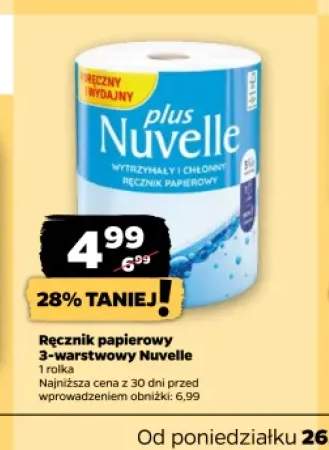 Ręcznik papierowy 3-warstwowy Nuvelle