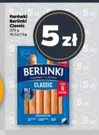 Parówki Berlinki Classic