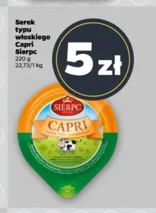 Serek typu włoskiego Capri Sierpc