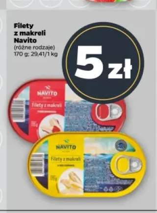 Filety z makreli w oleju Navito +1 wariant
