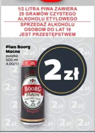 Piwo Boorg Mocne