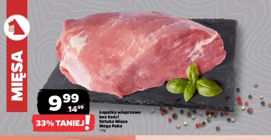 Łopatka wieprzowa bez kości Mega Paka Sztuka Mięsa