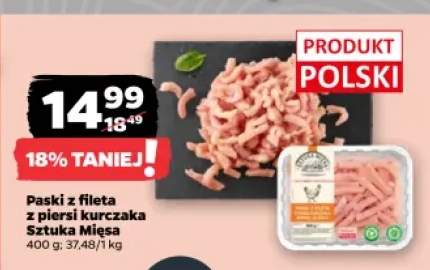 Paski z fileta z piersi kurczaka Sztuka Mięsa