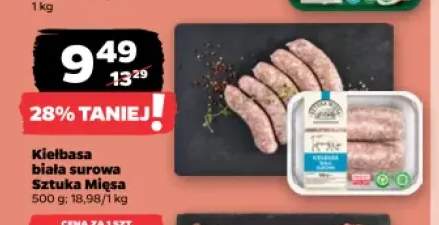 Kiełbasa biała surowa Sztuka Mięsa
