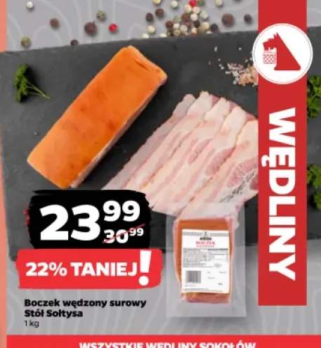 Boczek wędzony surowy Stół Sołtysa