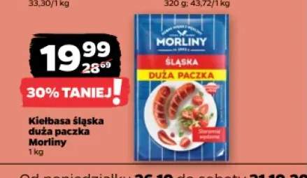 Kiełbasa śląska duża paczka Morliny