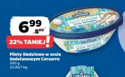 Filety śledziowe w sosie śmietanowym Corsarro